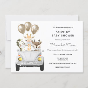 Rijden op Baby shower Parade Kaart