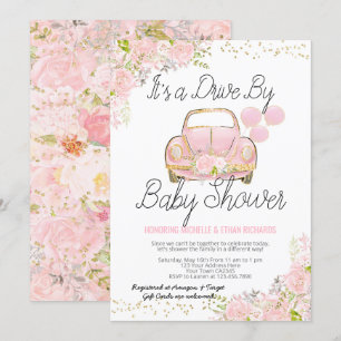 Rijden op Baby shower Parade Kaart