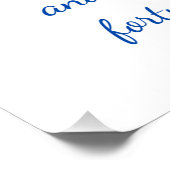 Rijden op de golven van fortuin perfect poster (Hoek)