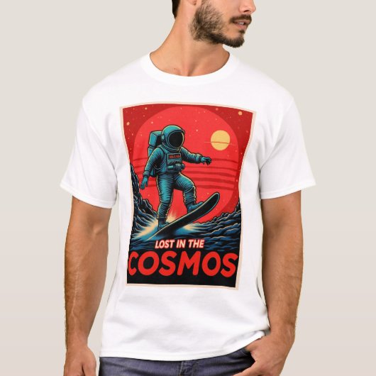 Rijden op de kosmische getijden t-shirt (Voorkant)