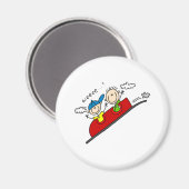 Rijden op de Rollercoaster Magnet (Voorkant / Achterkant)