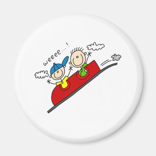 Rijden op de Rollercoaster Magnet