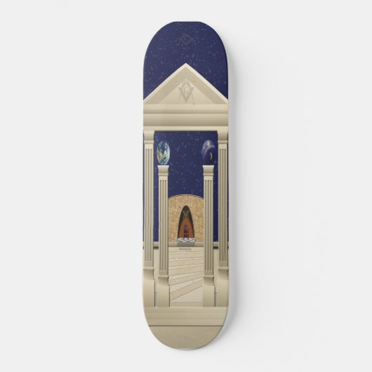 Rijden op de Temple Skateboard (Voorkant)