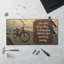 "Rijden op een fiets" Inspirerend Quote Bureaumat