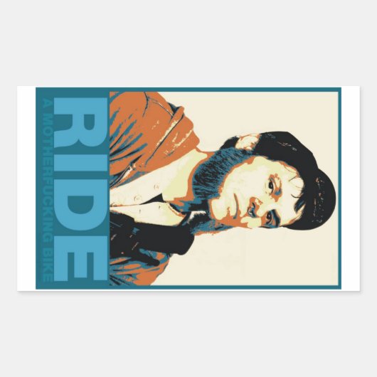 Rijden op een MF Bike - Sticker (Voorkant)