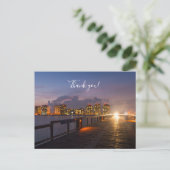 Rijden Op Navarre Beach Pier Dank je wel Ansichtka Briefkaart (Staand voorkant)