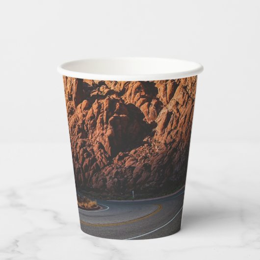 Rijden op pensioen aangepaste gekko motorfiets papieren bekers (Achterkant)