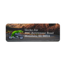 Rijden op pensioen Gecko motoradres