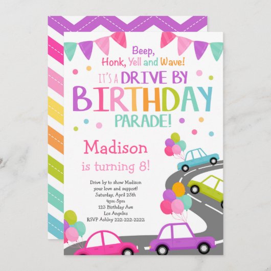 Rijden op uitnodiging, quarantaine uitnodiging (Voorkant / Achterkant)