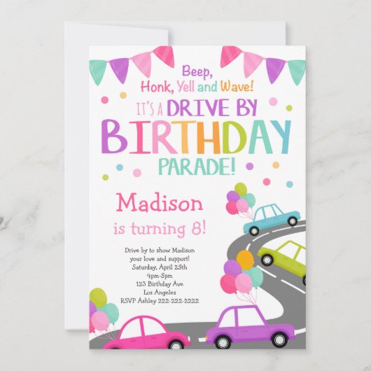 Rijden op uitnodiging, quarantaine-uitnodiging kaart (Voorkant)