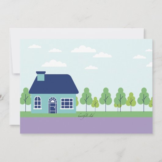 Rijden op uitnodiging voor verjaardagsparade (Achterkant)