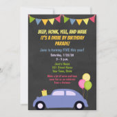 Rijden op uitnodiging voor verjaardagsparade (Voorkant)