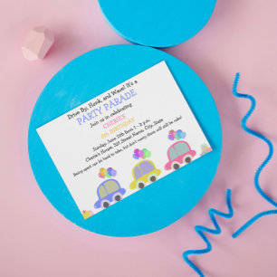 Rijden op Verjaardagsparade Kaart