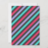 Rijden op verjaardagsparade uitnodiging roze parad (Achterkant)