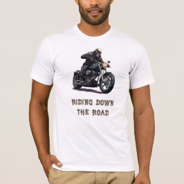 Rijden over de weg t-shirt
