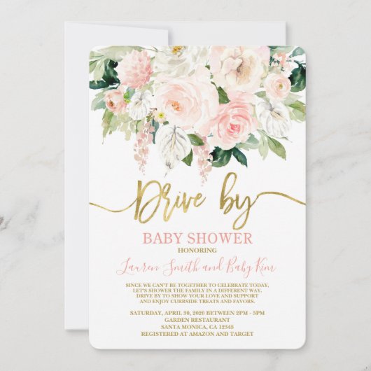 Rijden per Baby shower Kaart (Voorkant)