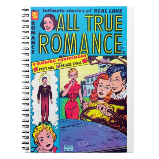 Rijden - Pop Arts - Echte liefde - Cheating Romanc Notitieboek (Voorkant)