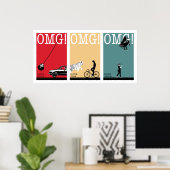 rijden, rijden, lopen. 3 poster (Thuiskantoor)