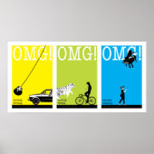 rijden, rijden, lopen. poster (Voorkant)