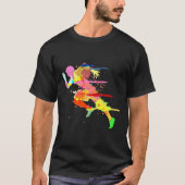 Rijden - Sprinter volgen en veldrager draaien T-shirt (Voorkant)