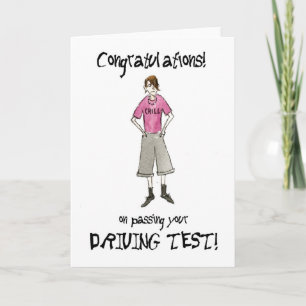 Rijden Test Gefeliciteerd Kaart voor Boy