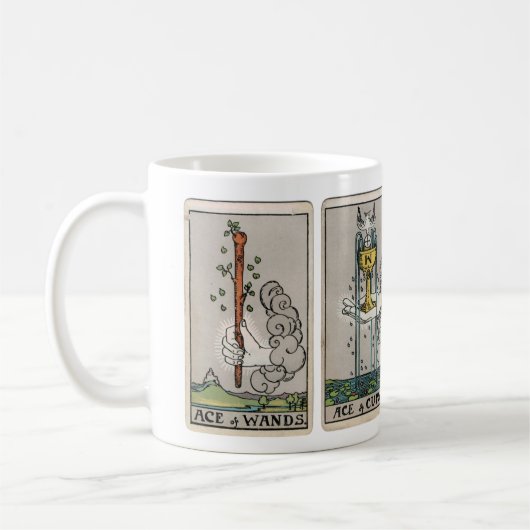 Rijden van de Tarot Cup Koffiemok (Links)