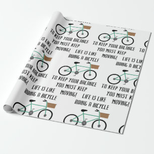 Rijden van een fiets cadeaupapier