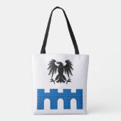 Rijden van Ravensbridge Populace Badge Tote Bag (Achterkant)