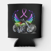 Rijden voor de kuur - Kankerbewustwording Blikjeskoeler (Voorkant)