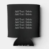 Rijden voor de kuur - Kankerbewustwording Blikjeskoeler (Achterkant)