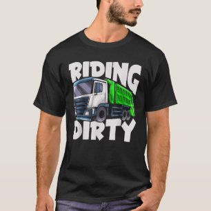 Rijden Vuilnis Vrachtwagen Chauffeur Vuilnis Dag R T-shirt