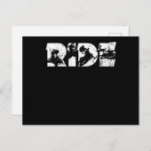 Rijden winterslaap met sneeuwscooters briefkaart (Voorkant / Achterkant)