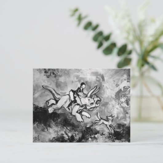 Rijdend Engels Briefkaart (Staand voorkant)