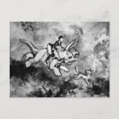 Rijdend Engels Briefkaart (Voorkant)