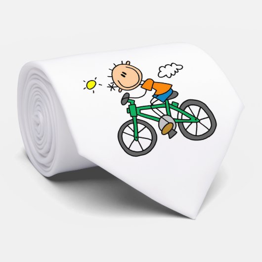 Rijdend fiets - Mannelijk Stropdas (Opgerold)