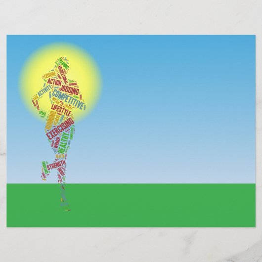 Rijdend meisje flyer (Voorkant)