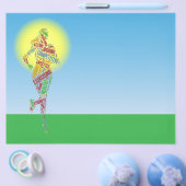 Rijdend meisje flyer (Enkel)