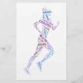 Rijdend meisje flyer (Voorkant)