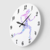 Rijdend meisje grote klok (Hoek)