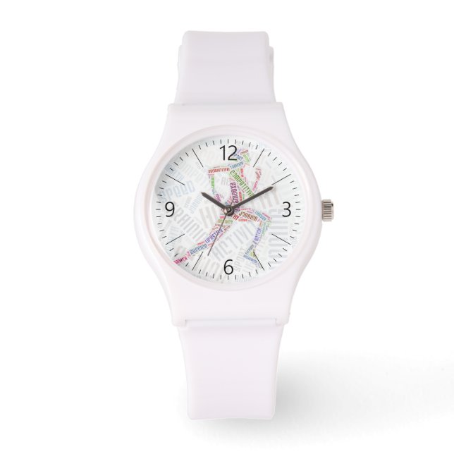 Rijdend meisje horloge (Voorkant)