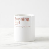 Rijdend meisje - lopend koffiemok (Center)