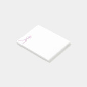 Rijdend meisje post-it® notes (Schuin)