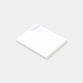 Rijdend meisje post-it® notes (Schuin)
