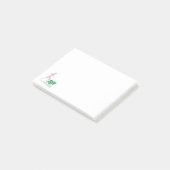 Rijdend meisje post-it® notes (Schuin)