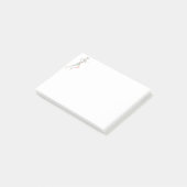 Rijdend meisje post-it® notes (Schuin)