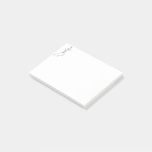 Rijdend meisje post-it® notes (Schuin)