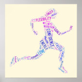 Rijdend meisje poster (Voorkant)