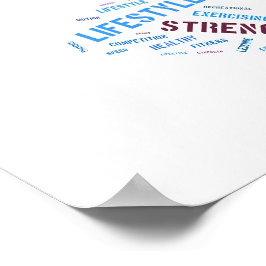 Rijdend meisje poster (Hoek)