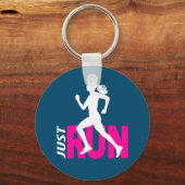 Rijdend meisje sleutelhanger (Voorkant)