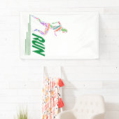 Rijdend meisje spandoek (Insitu)